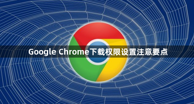 Google Chrome下载权限设置注意要点1