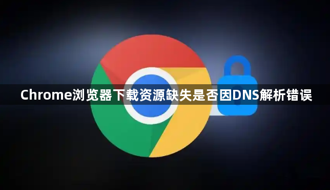 Chrome浏览器下载资源缺失是否因DNS解析错误1