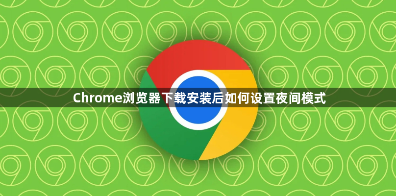 Chrome浏览器下载安装后如何设置夜间模式1