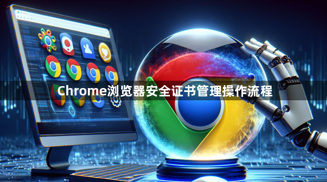 Chrome浏览器安全证书管理操作流程1
