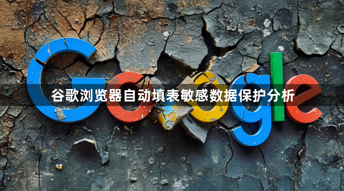 谷歌浏览器自动填表敏感数据保护分析1