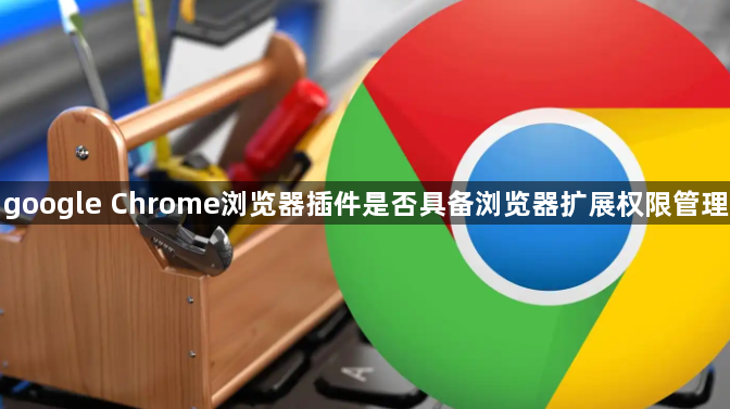 google Chrome浏览器插件是否具备浏览器扩展权限管理1