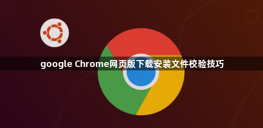 google Chrome网页版下载安装文件校验技巧1