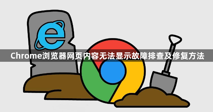 Chrome浏览器网页内容无法显示故障排查及修复方法1