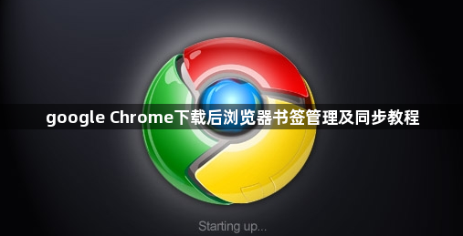 google Chrome下载后浏览器书签管理及同步教程1