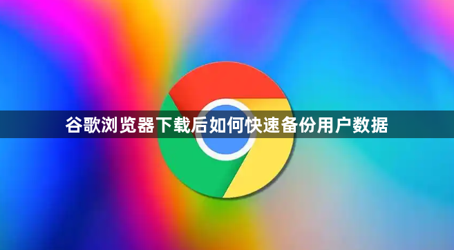 谷歌浏览器下载后如何快速备份用户数据1