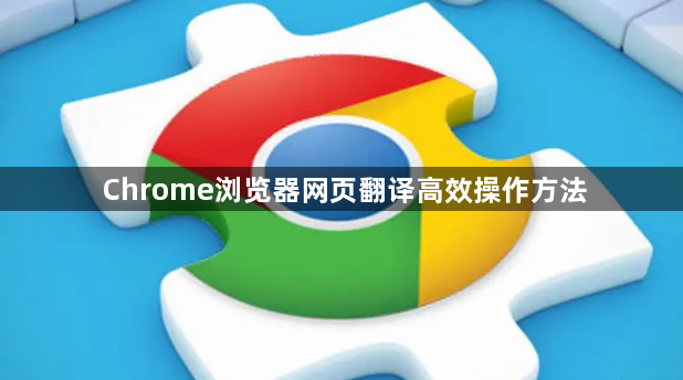 Chrome浏览器网页翻译高效操作方法1