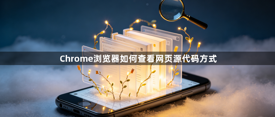 Chrome浏览器如何查看网页源代码方式1