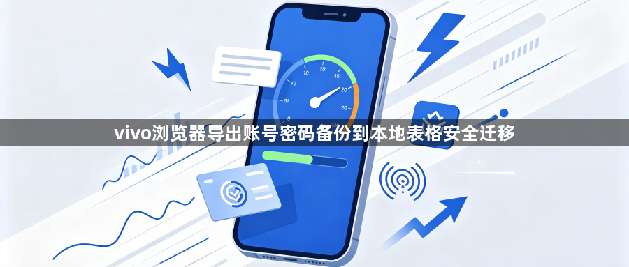 vivo浏览器导出账号密码备份到本地表格安全迁移1