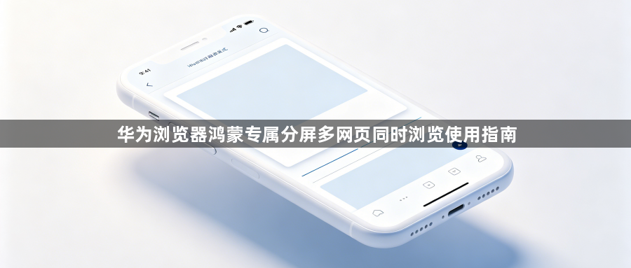 华为浏览器鸿蒙专属分屏多网页同时浏览使用指南1