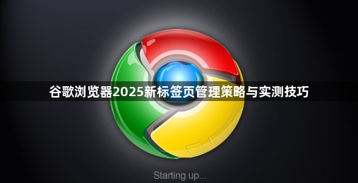 谷歌浏览器2025新标签页管理策略与实测技巧1