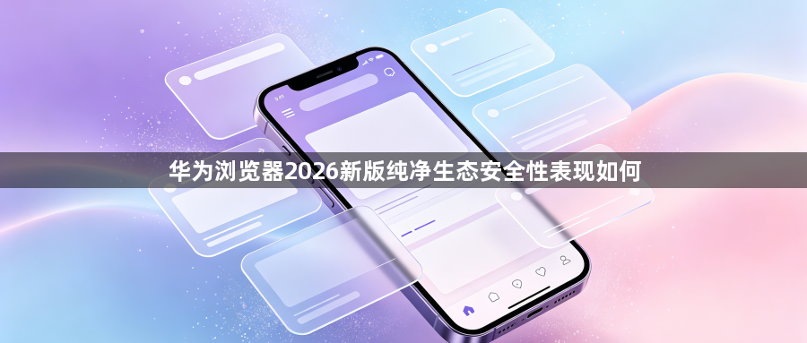 华为浏览器2026新版纯净生态安全性表现如何1
