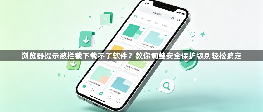 浏览器提示被拦截下载不了软件？教你调整安全保护级别轻松搞定1