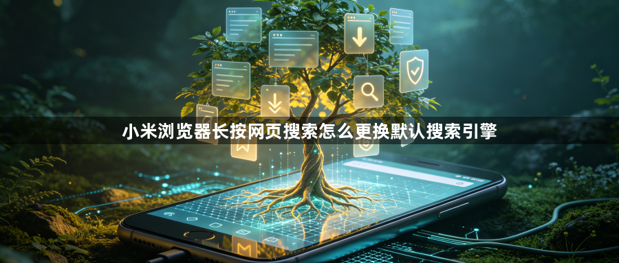 小米浏览器长按网页搜索怎么更换默认搜索引擎1