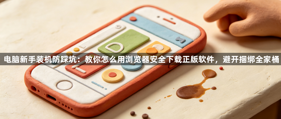 电脑新手装机防踩坑:教你怎么用浏览器安全下载正版软件,避开捆绑全家桶1