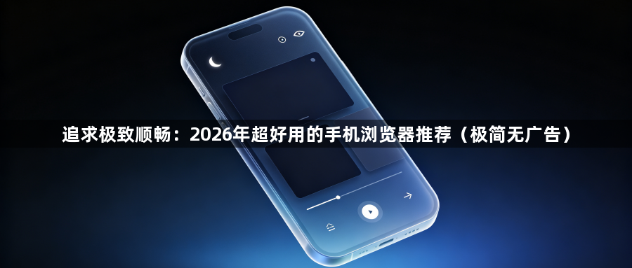 追求极致顺畅：2026年超好用的手机浏览器推荐（极简无广告）1
