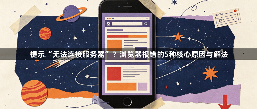 提示“无法连接服务器”?浏览器报错的5种核心原因与解法1
