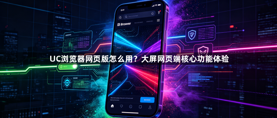 UC浏览器网页版怎么用?大屏网页端核心功能体验1