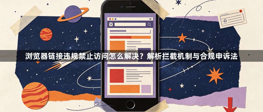 浏览器链接违规禁止访问怎么解决？解析拦截机制与合规申诉法1
