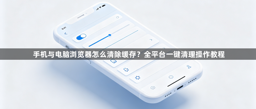 手机与电脑浏览器怎么清除缓存?全平台一键清理操作教程1