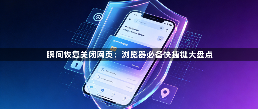 瞬间恢复关闭网页：浏览器必备快捷键大盘点1