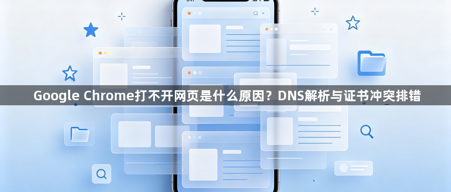 Google Chrome打不开网页是什么原因？DNS解析与证书冲突排错1