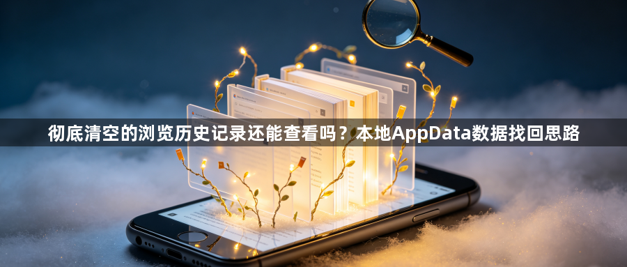 彻底清空的浏览历史记录还能查看吗？本地AppData数据找回思路1
