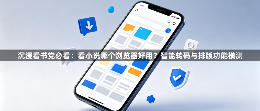 沉浸看书党必看:看小说哪个浏览器好用?智能转码与排版功能横测1