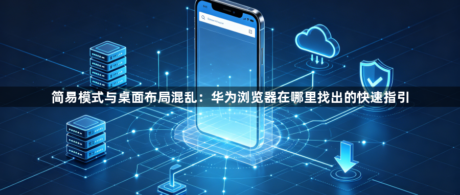 简易模式与桌面布局混乱：华为浏览器在哪里找出的快速指引1