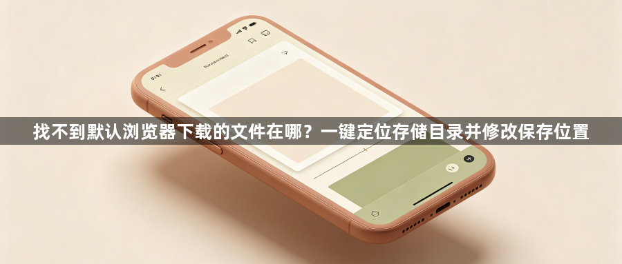 找不到默认浏览器下载的文件在哪?一键定位存储目录并修改保存位置1
