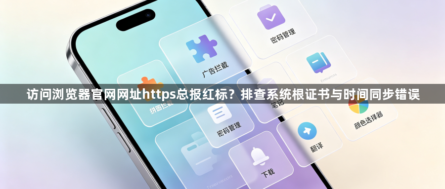 访问浏览器官网网址https总报红标?排查系统根证书与时间同步错误1