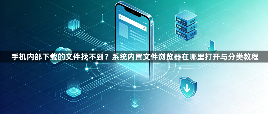 手机内部下载的文件找不到?系统内置文件浏览器在哪里打开与分类教程1