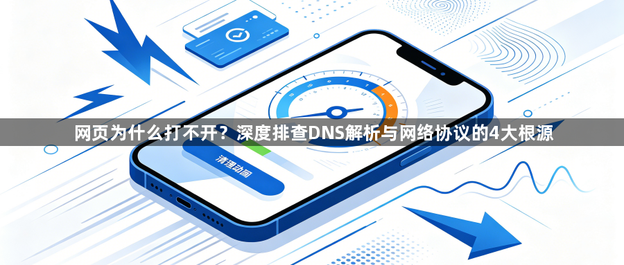 网页为什么打不开?深度排查DNS解析与网络协议的4大根源1
