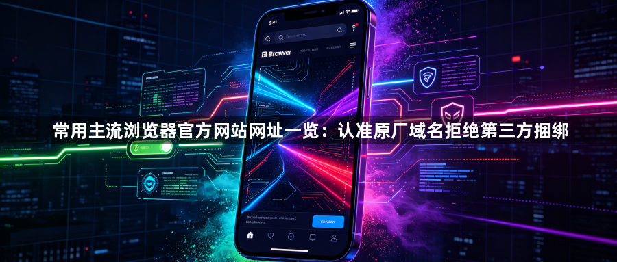常用主流浏览器官方网站网址一览:认准原厂域名拒绝第三方捆绑1